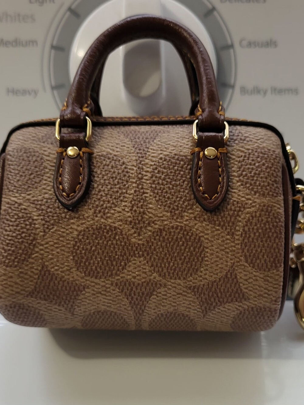 Coach mini ROWAN bag Charm - Picture 3 of 9
